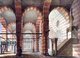 Egypt: A view of the interior of the Mosque of Sultan al-Zahir Barquq, Cairo, Pascal Coste, c.1839
