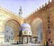 Egypt: Interior of the Mosque-Madrassa of Sultan Hassan, Cairo, Pascal Coste, c.1839